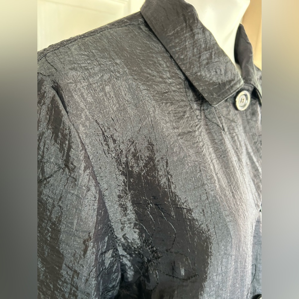 Democracy Black Embroidered Jacket - Picture 6 of 12